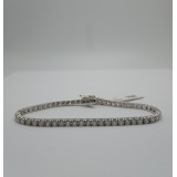 6ct 14kt White Gold Diamond Tennis Bracelet 9"